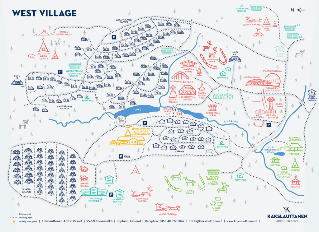 West Village Map 2025 - layout